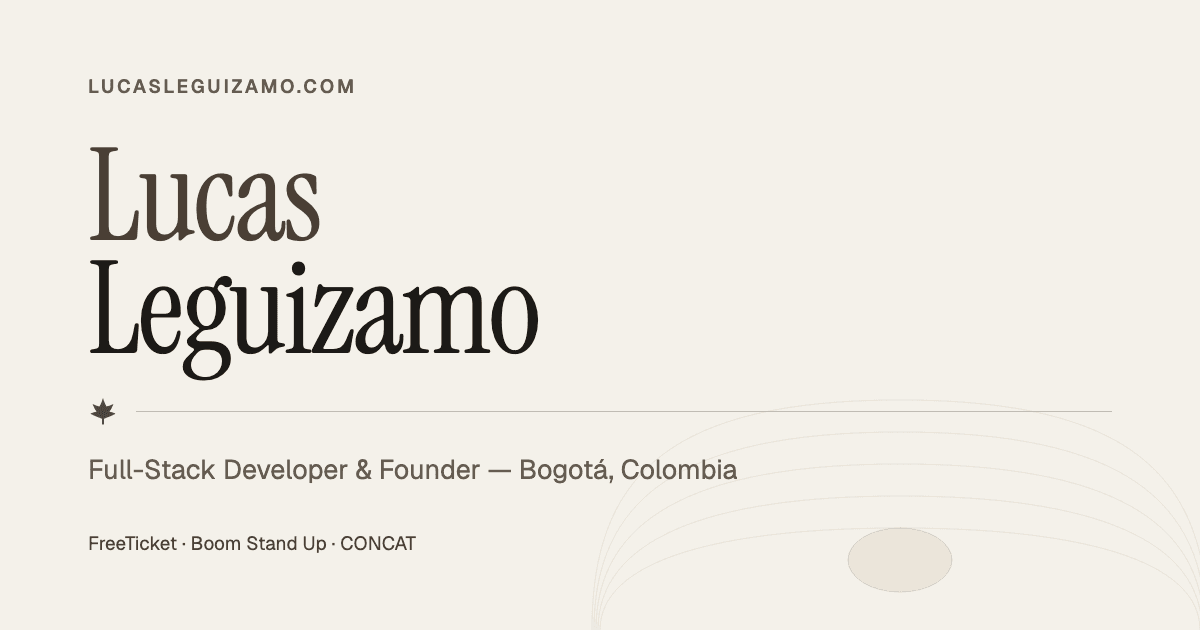 lucasleguizamo.com